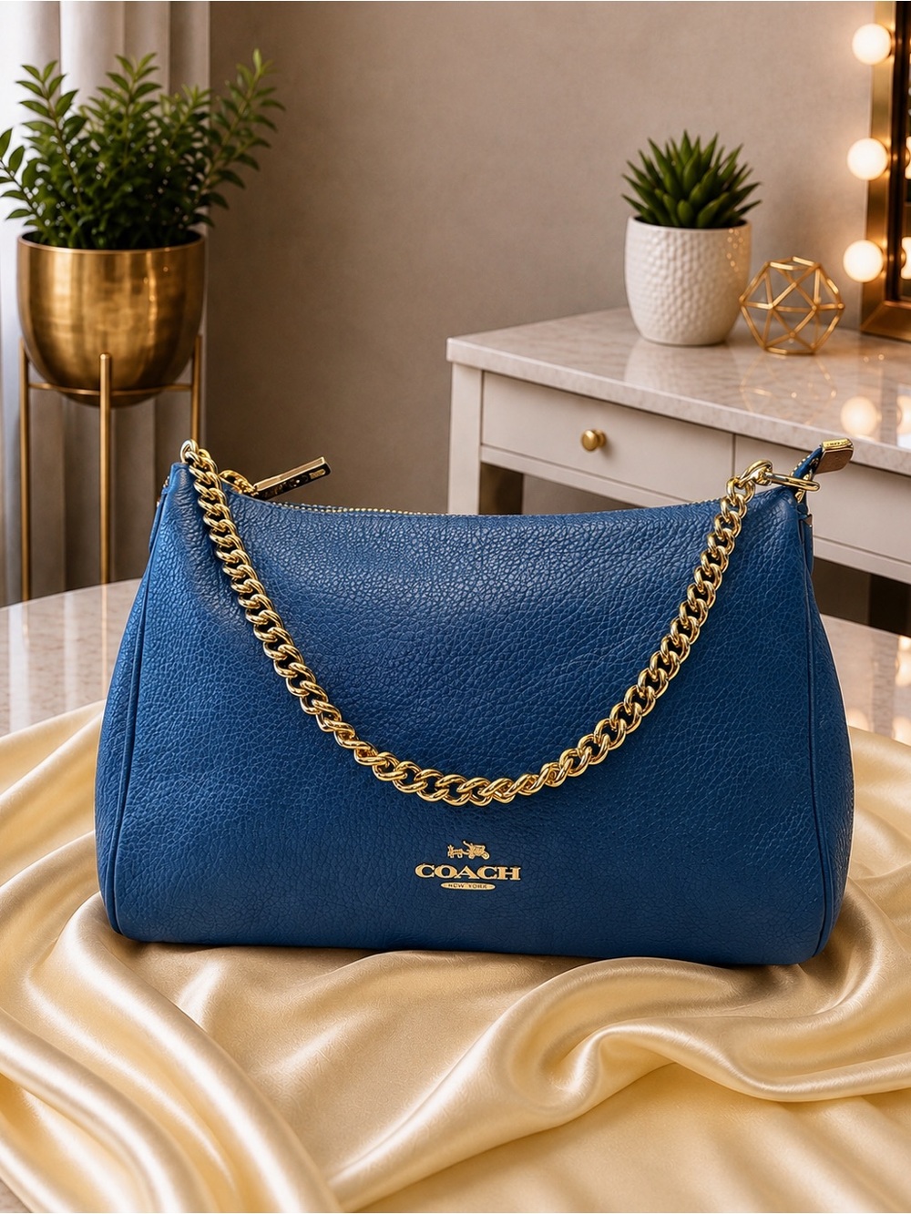 Coach Carries Teal Crossbody F36666